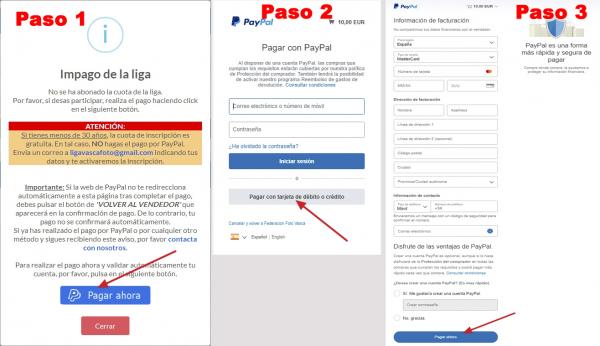 PAGAR CUOTA DE INSCRIPCIÓN